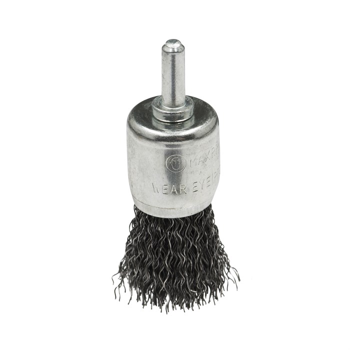 Щётка для дрели №182 концевая гофрированная d19мм 1508 - фото 8122