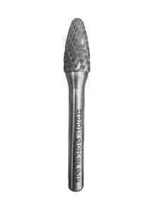 Борфреза параболическая с радиусом (форма F) № 340 (D10 мм) 1496