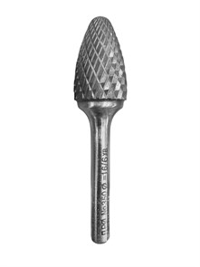Борфреза параболическая с радиусом (форма F) № 350 (D16 мм) 1605